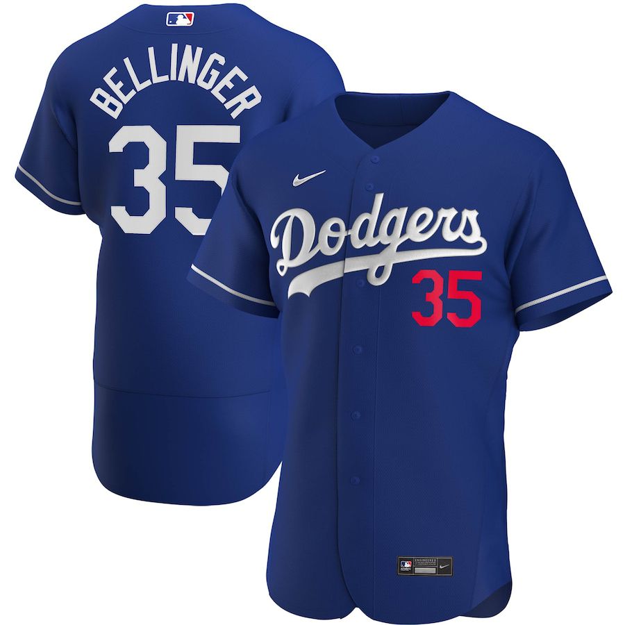 Mens Los Angeles Dodgers #35 Cody Bellinger Nike Royal Alternate Authentic Player MLB Jerseys->chicago cubs->MLB Jersey